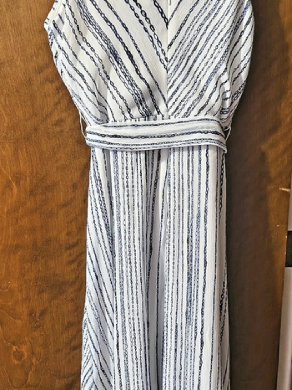 DKNY Women's Printed Wrap Midi Dress Size Medium Like New